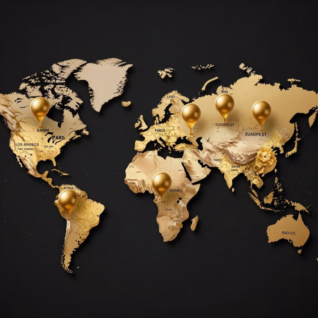 Industrie mondiale du cinéma adulte : carte des principaux centres de production à travers le monde