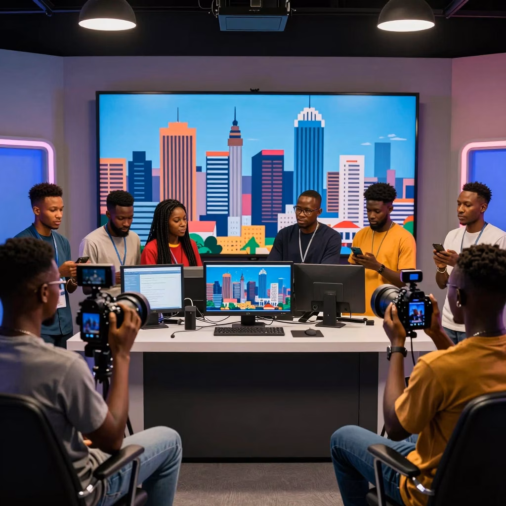 Hub créatif africain avec studios de production numériques à Lagos, Johannesburg et Nairobi